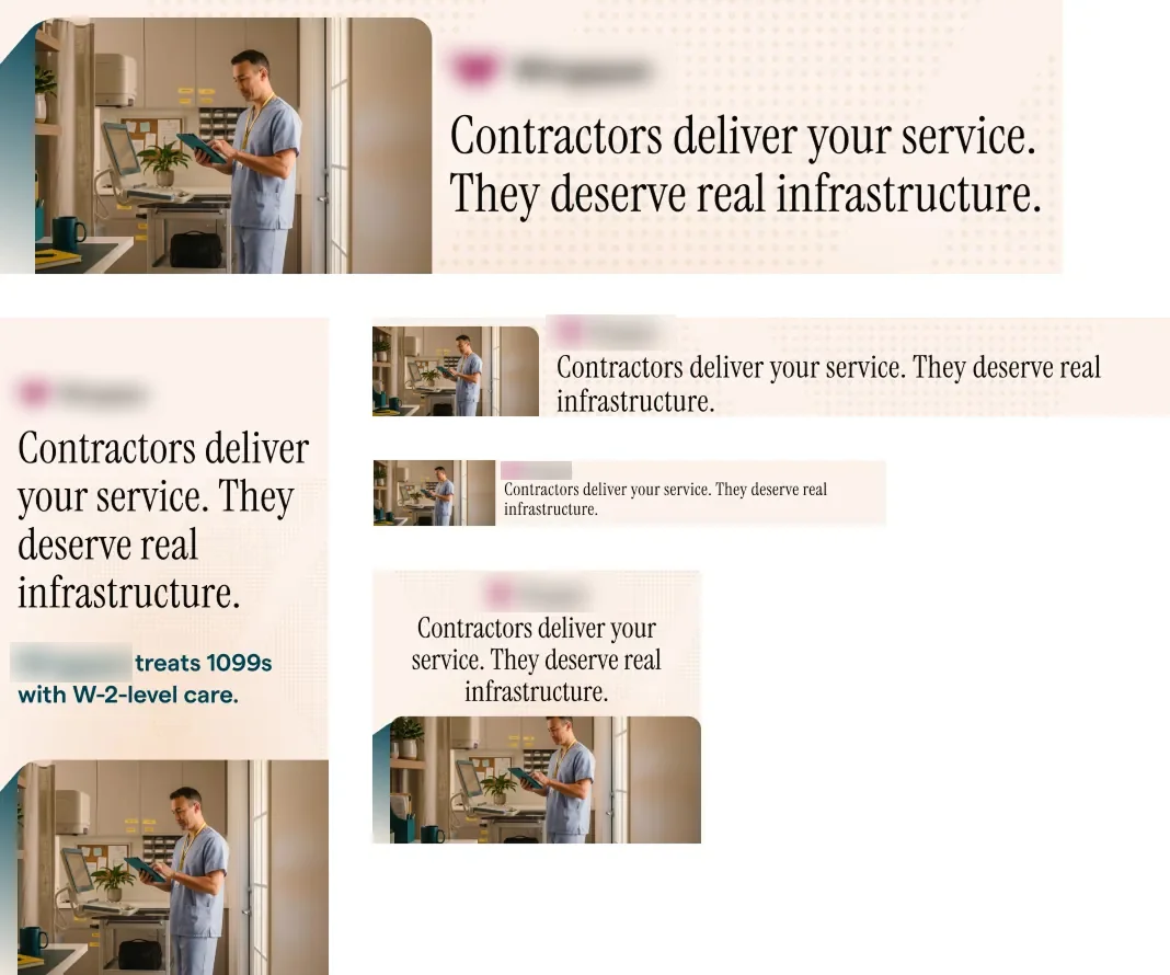 Display ad campaign for B2B brand awareness - example 003